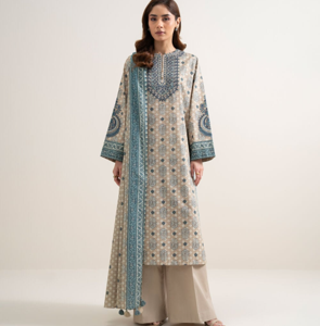 3 Piece - Embroidered Lawn Suit