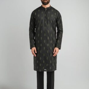 EMBROIDERED-KURTA-TROUSER-BLACK
