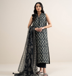 3 Piece - Printed Lawn Suit
