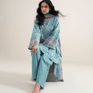 3 Piece - Printed Lawn Suit