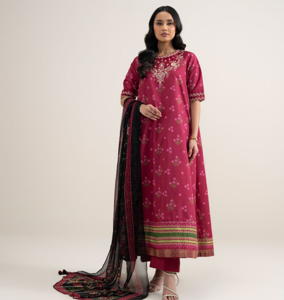 3 Piece - Embroidered Lawn Suit