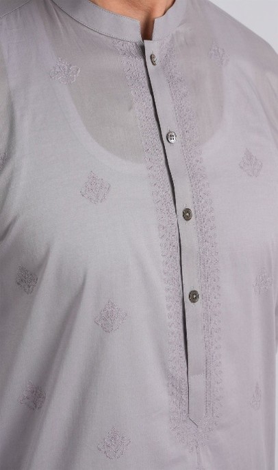 EMBROIDERED-KURTA-TROUSER-BMR2003-SALT-M - Image 2