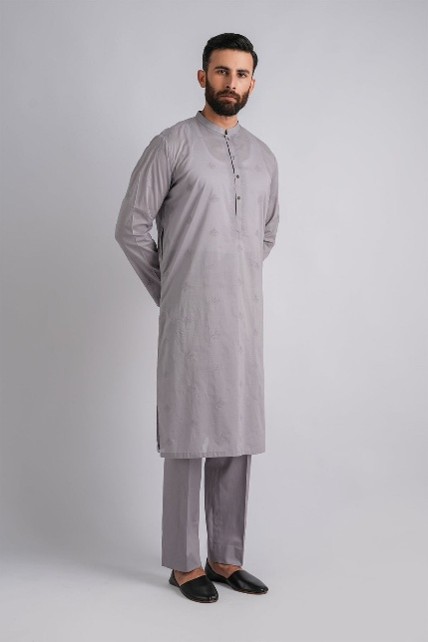 EMBROIDERED-KURTA-TROUSER-BMR2003-SALT-M - Image 3