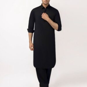 Black Unstitched Fabric